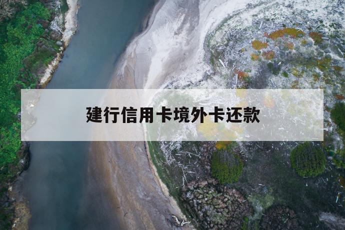 建行信用卡境外卡还款 第1张 建行信用卡境外卡还款 第1张
