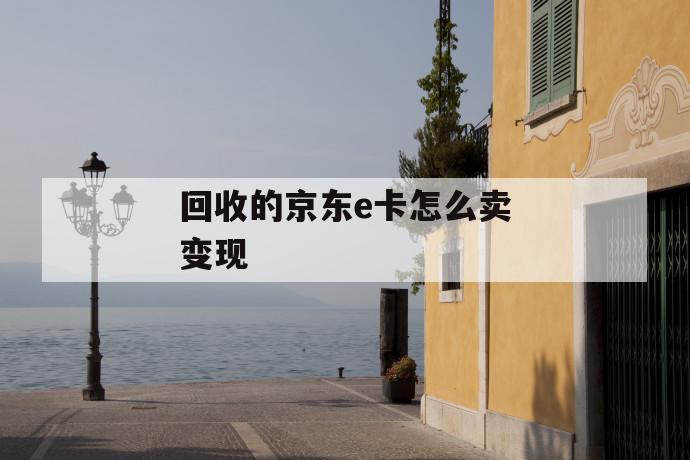 回收的京东e卡怎么卖变现 第1张 回收的京东e卡怎么卖变现 第1张