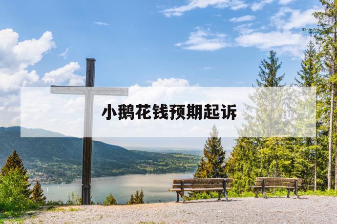 小鹅花钱预期起诉 第1张 小鹅花钱预期起诉 第1张