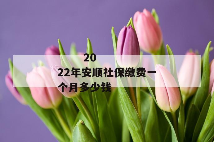 2022年安顺社保缴费一个月多少钱
第1张
2022年安顺社保缴费一个月多少钱
第1张