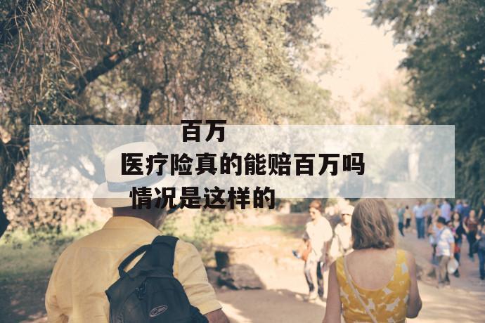 百万医疗险真的能赔百万吗 情况是这样的
第1张
百万医疗险真的能赔百万吗 情况是这样的
第1张