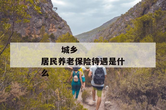 城乡居民养老保险待遇是什么
第1张
城乡居民养老保险待遇是什么
第1张