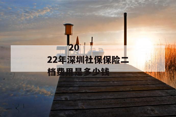 2022年深圳社保保险二档费用是多少钱
第1张
2022年深圳社保保险二档费用是多少钱
第1张