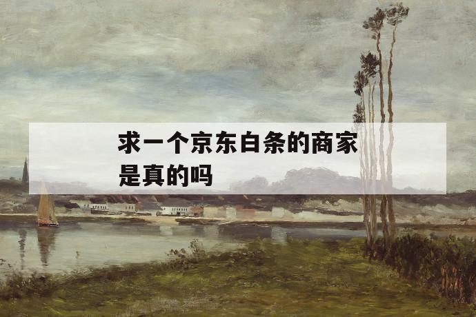 求一个京东白条的商家是真的吗 第1张 求一个京东白条的商家是真的吗 第1张