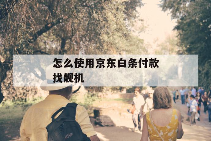 怎么使用京东白条付款找靓机 第1张 怎么使用京东白条付款找靓机 第1张