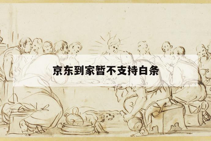 京东到家暂不支持白条 第1张 京东到家暂不支持白条 第1张