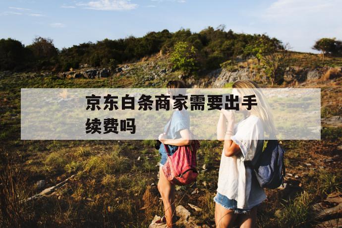 京东白条商家需要出手续费吗 第1张 京东白条商家需要出手续费吗 第1张