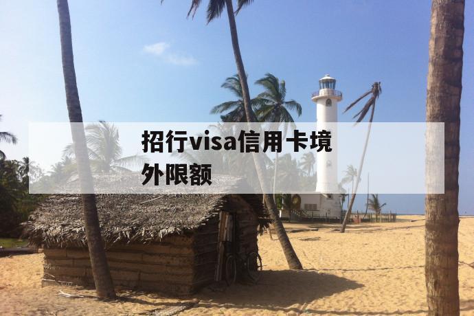 招行visa信用卡境外限额 第1张 招行visa信用卡境外限额 第1张